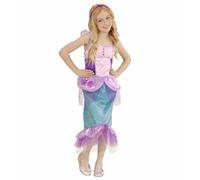 VESTITO ARIEL COSTUME SIRENETTA 8/10 ANNI WIDMANN CARNEVALE PARTY