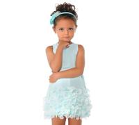 Vestito Azzurro con Petali Mayoral 3945 per Bambina (IT, età, 7 Anni, Regular, Azzurro)