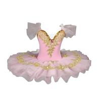 Vestito Ballerina Bambina Tutu Ballerina Body Ginnastica Artistica Ragazza Senza Maniche Vestiti Danza Classica da Balletto Leotards Dancewear Abito da Ballo Saggio 1-14 Anni