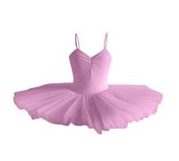 Vestito Ballerina Bambina Tutu Ballerina Body Ginnastica Artistica Ragazza Senza Maniche Vestiti Danza Classica da Balletto Leotards Dancewear Abito da Ballo Saggio 1-14 Anni