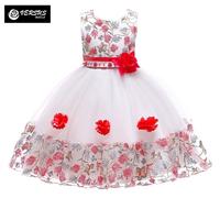 Vestito Bambina Abito Cerimonia Compleanno Girl Summer Flower Dress DGZF003C