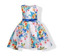 Vestito Bambina Abito Principessa Flower Girl Summer Princess Dress DG0037B P