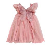 Vestito Bambina Brillante Vestito Bambina Luccichio Maniche Lunghe/Maniche Corte Lunghe Look Raffinato Abito da Principessa Splendido retrò per Bambine di 2-15 Anni per Cerimonie Compleanni