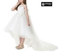 Vestito Bambina Cerimonia Comunione Asimmetrico Girl Party Princess Dress COM048
