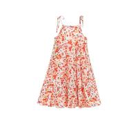 Vestito Bambina Senza Maniche Floreale Vestito Ragazza Principessa A-Line Estivo Abiti Estivi Elegante con Cinghie Abito da Sposa per Feste Completi Scolastici Abbigliamento per Bambine 1-14 Anni