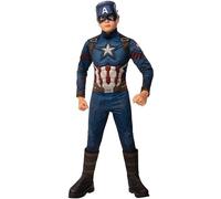 VESTITO CAPITAN AMERICA ABITO CARNEVALE BAMBINO SUPEREROE RUBIES THE AVENGERS