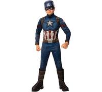 VESTITO CAPITAN AMERICA ABITO CARNEVALE BAMBINO SUPEREROE RUBIES THE AVENGERS