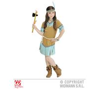 VESTITO CARNEVALE BAMBINA INDIANA 8/10 ANNI WIDMANN