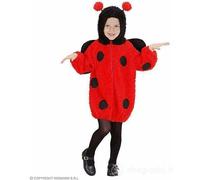 VESTITO CARNEVALE COCCINELLA FUZZY BAMBINA TG. 2/3 ANNI - 24/36 MESI WIDMANN