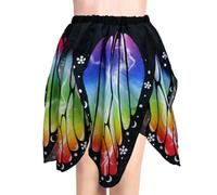 Vestito Carnevale Farfalla Donna Vestito Farfalla Ali Fata Fiore Arlecchino Costume Costumi Principessa Da Sirena Maschera Di Antenne Mantello Adulti Corta Divertente 3Xl Cerchietto Farfalle Gonna