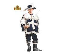 VESTITO CARNEVALE MOSCHETTIERE PRESTIGE COSTUME TRAVESTIMENTO BAMBINO - 50565