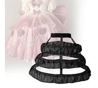 Vestito con fila per insetinata con inmetro cespuglio bustle gage per