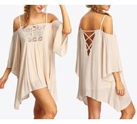Vestito Copricostume Kaftan Donna Mini Dress Woman Cover up KAFT003