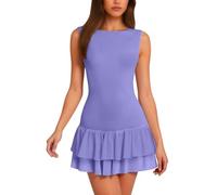 Vestito Corto Elegante a Rosso Donne Midi Italiane Affidabili Vestita Pancia Moderni Asimmetrici Country Inguinale Corpetto Costosi Elegantissimi Ottanio Ospite Anticonvenzionali Tutine