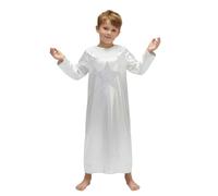 Vestito da angelo da bambini con ali d'angelo, alone di Natale, maxi abito per Halloween, Carnevale #I313B