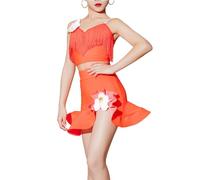 Vestito da Ballo Latino con Frange, Rumba, Ragazze, Nappa, Tango, Salsa, Samba, Sala da Ballo, Costumi da Ballo Latino per Bambini, Abiti da Palcoscenico, Costume, Abito da Ballo Moderno