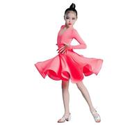 Vestito da Ballo Latino per Ragazze, Costumi da Ballo da Sala, Vestito da Competizione Diviso, Set di Abbigliamento per Spettacoli, Abito da Ballo Moderno