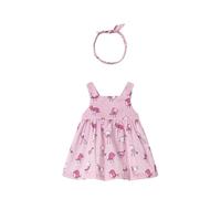 Vestito da bambina a maniche corte, vestito da bambina estivo, vestito da regalo per bebè e bambina, vestito da bambina, vestito a maglia, vestiti da bambina da 3 mesi a 18 mesi, Petalo, 18 mesi