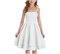 Vestito da bambina con gonna e pantaloni da donna "La Grande Primavera", bianco, 12 anni