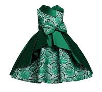 Vestito da bambina per la primavera e il compleanno dei bambini, abito da principessa, tutù, gonna, da ragazza, per il piano, per il tempo libero, S per ragazze, verde, 7-8 Jahre