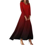 Vestito da Casa Donna Estivo, Semplice Jersey Estivo Mini Maniche Tre Quarti Comode Wedding Casual Trasparente Elegante Mare Curvy Moda Spiaggia Leggero Vestiti Curvy,XXL