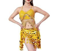 Vestito da danzatrice del ventre con gonna per danza del ventre per San