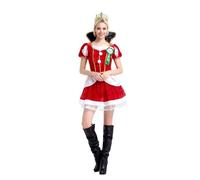 Vestito da donna di Natale alla moda di Natale Ugly Christmas Dress Costume con motivo natalizio Sexy Babbo Natale Costume Naughty Elf Outfit