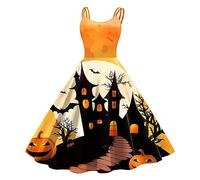 Vestito da Donna Gotico,Medievale Curvy Abito Costume Rinascimentale Gotico Spalle Scoperte Stile Rinascimento Medievale Principessa Cosplay