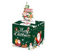 Vestito da evento per ragazze Merry Christmas Box per pull box rosso con biglietto estraibile, set fai da te Event Horizon (AE, taglia unica)