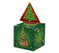 Vestito da evento per ragazze Merry Christmas Box per pull box rosso con biglietto estraibile, set fai da te Event Horizon (AD, taglia unica)