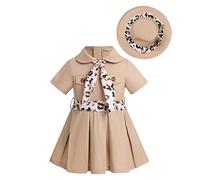 Vestito da festa per neonati, a tema giungla, con cappello, 2 pezzi, per feste, carnevale, Halloween, servizio fotografico, kaki, 12-18 m