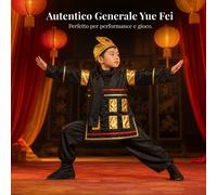 Vestito da Generale Yue Fei Bambino, per spettacoli - per teatro