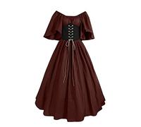 Vestito Da Nobile Medievale Donna Vestiti Da Sera Slim Fit Costume Da Halloween Rinascimentale Retrò Curvy Vestito Da Pavimento Carnevale Tradizionale Cosplay Abiti Principessa Gotico Elegante 2025
