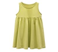 Vestito da pattinatore senza maniche per la festa della scuola, senza maniche, per ragazze, verde, 2-3 Jahre