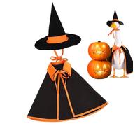 Vestito da per oche di Halloween, abbigliamento da giardino per oche con cappello da, decorazione da giardino per celebrazioni di azione di grazia e raduni autunnali per statua a C
