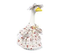 Vestito da portico d'oca | abito pastorale primaverile da 58 cm con cappello | abito d'oca per | per matrimoni, Natale, feste di Natale, porta del cortile, primavera, pastorale, cortile, prato