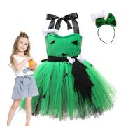 Vestito da Principessa Abito da Principessa in Tulle con Cerchietto e Tutù | Costumi Cosplay Compleanno Ragazze per Natale Pasqua Festa in Maschera Teatro Scuola di Ruolo