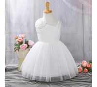 Vestito da principessa estivo per ragazze, abito elegante da cerimonia alla moda, regalo di compleanno per bambine 6Y,7Y,4Y,5YPianteTessuto