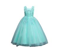 Vestito da Principessa per Bambini Abiti per Bambina Matrimonio Elegante Abito da Principesse Pizzo Pieghettato Abito da Sera in Tulle Morbido Abbigliamento per Prom Comunionrobe