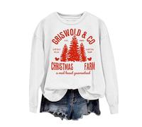 Vestito da ragazza Parigi per donne, grafica a lettere carine, magliette a maniche lunghe, moda autunnale 2023, abbigliamento per ragazze adolescenti maglioni eleganti, bianco, XL