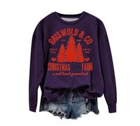 Vestito da ragazza Parigi per donne, grafica a lettere carine, magliette a maniche lunghe, moda autunnale 2023, abbigliamento per ragazze adolescenti maglioni eleganti, Lilla, L