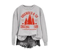 Vestito da ragazza Parigi per donne, grafica a lettere carine, magliette a maniche lunghe, moda autunnale 2023, abbigliamento per ragazze adolescenti maglioni eleganti, grigio., XXL