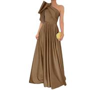 Vestito da sera di lusso Maxi vestito da partito delle donne formale un vestito da promenade di linea con fiocco, Caff, 44