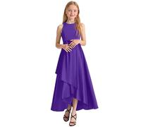Vestito da sera per ragazze, per spettacoli di concerti, concorso, elegante, senza maniche, per bambini, dai bambini ai ragazzi, Lilla, 3-4 Anni