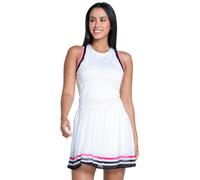 Vestito da tennis da donna Lucky in Love Pickleball Prints Kinetic Energy - Bianco (S)