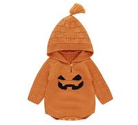 Vestito Da Zucca Bambino Tutine Da Carnevale Cosplay Neonati Vestito Da Pumpkin Per Bambini Tuta Di Halloween Body Per Ragazzi E Ragazze Pagliaccetto Da Zucca Bimbo Bimba Per Feste, Carnevale, Party