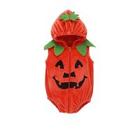 Vestito Da Zucca Neonato Vestito Da Zucca Cosplay Neonati Set Di Halloween Bambino Bambina Jumpsuit Da Carnevale Vintage Per Bambini Completini Da Pumpkin Per Ragazzi E Ragazze Per Feste Di Carnevale