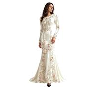Vestito di Halloween per le donne 3D scheletro stampa floreale abito a | Vestito a maniche lunghe in velluto per Halloween, cosplay, carnevale, teatro, feste, spettacoli in maschera