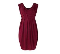 Vestito di maternità Abito Casual Incinta Solido Abito Senza Maniche Aderente Sexy Vestiti Delle Donne Maternità Vestito di maternità Abiti di maternità, vino, L