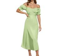 Vestito Donna Matrimonio Economici Impero di Prendisole Chiffon Spiaggia Principeschi Fucsia Asimmetrico 52 Maglina Famosi Romantici Gli Alto Noleggio Sempre Stupendi Crema